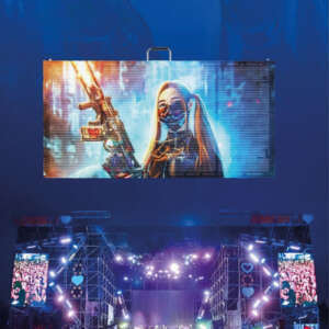 Pantalla led transparente